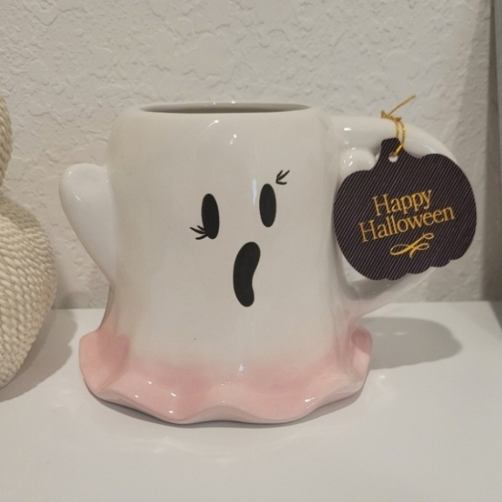Ghost Girl Shaped Halloween Mug